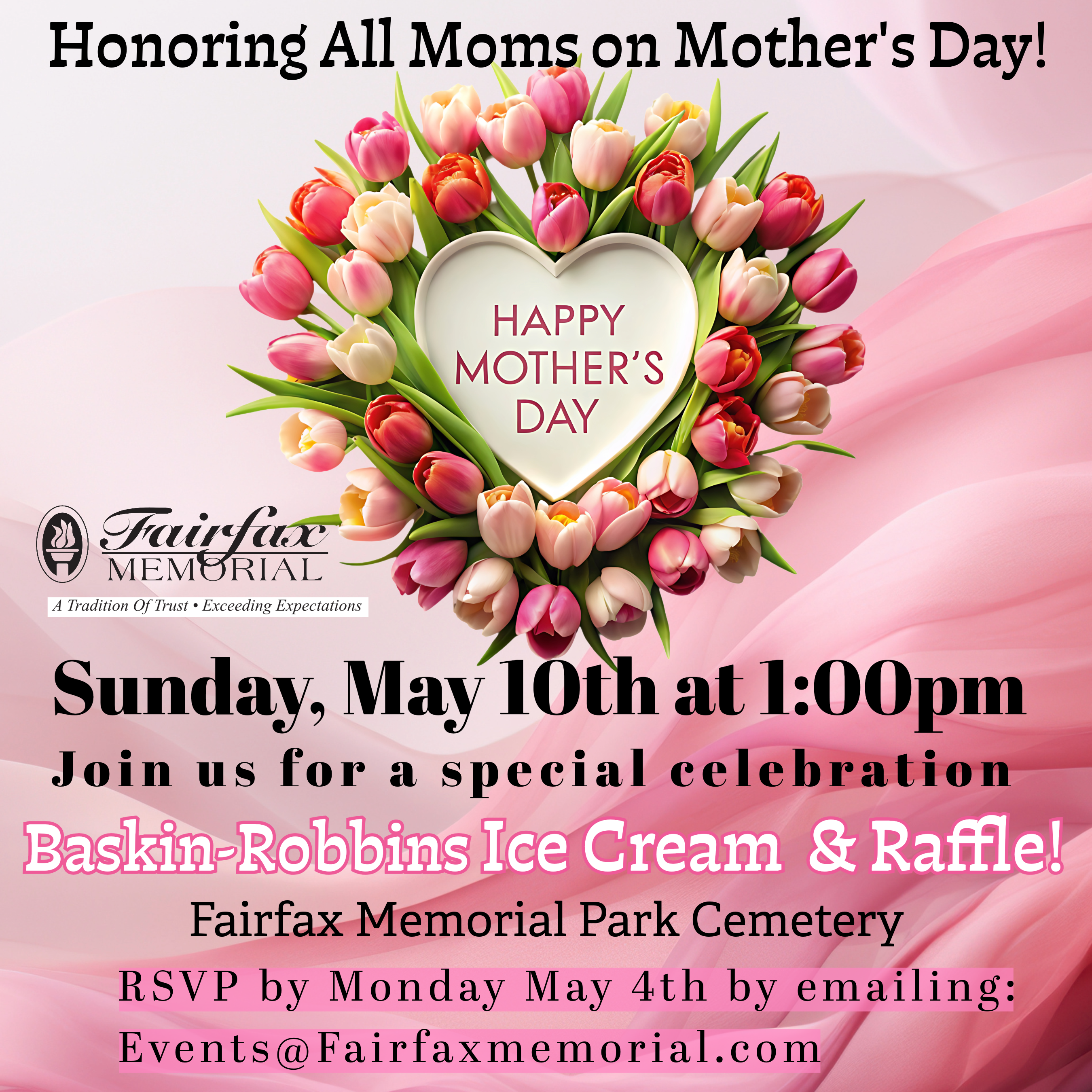 Mother's Day event flyer